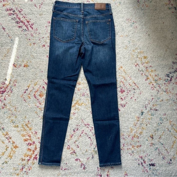 Madewell 10" High-Rise Skinny Jeans in Danny Wash: TENCEL Denim Edition sz 26 - Picture 5 of 6